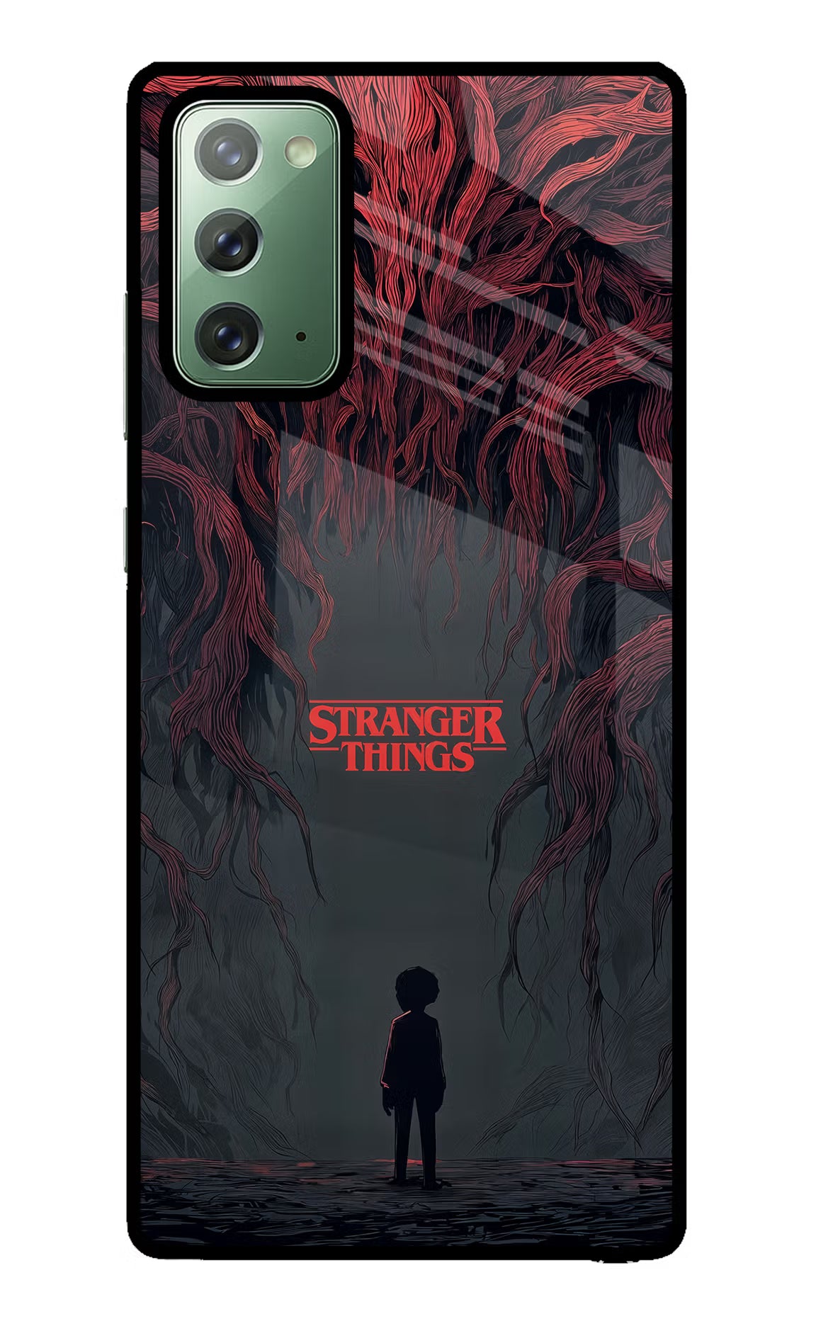 Ordinary Things Dark Side Samsung Note 20 Glass Case Back Cover by Casekaro