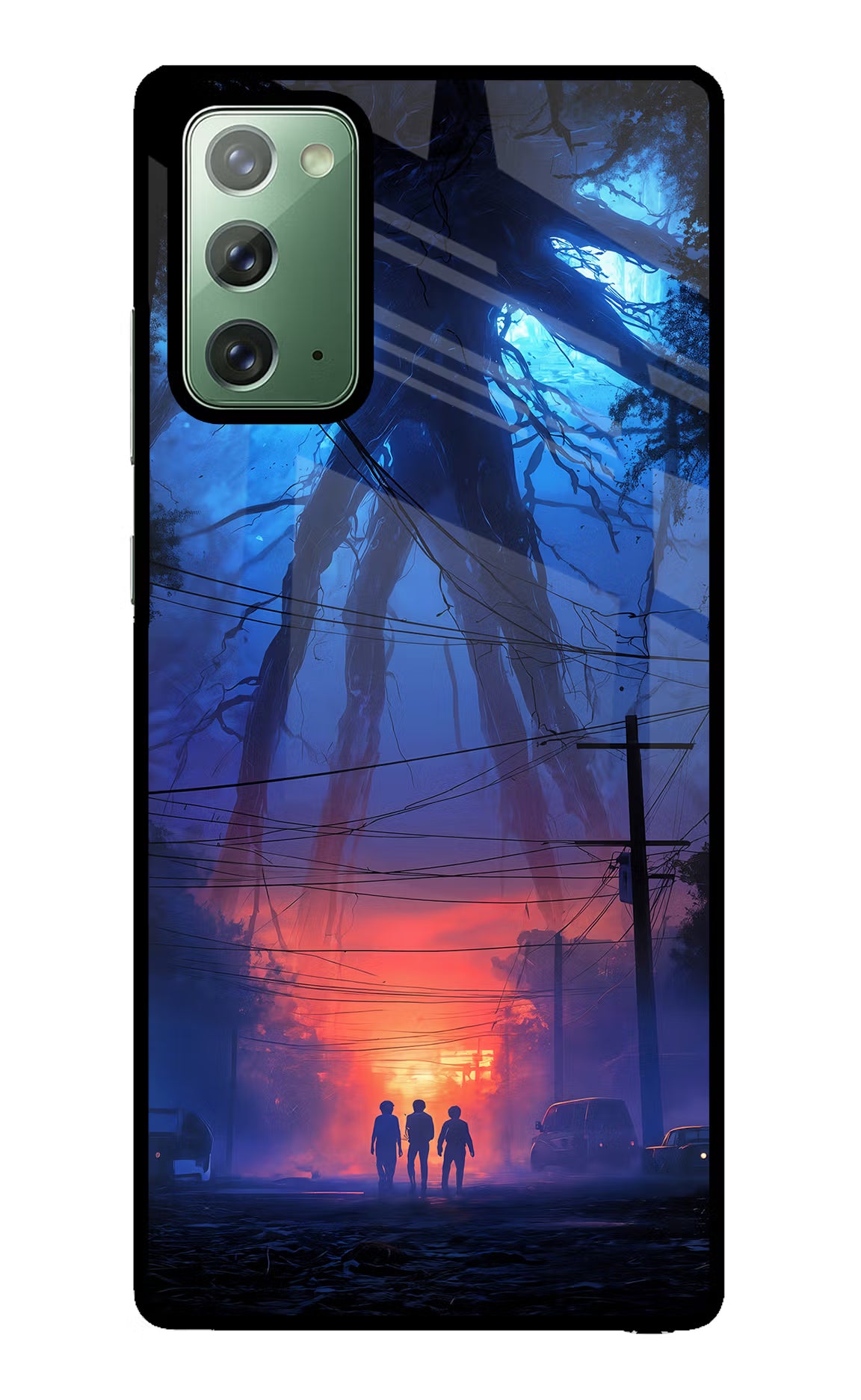 Ordinary Things Shadow Samsung Note 20 Glass Case Back Cover by Casekaro