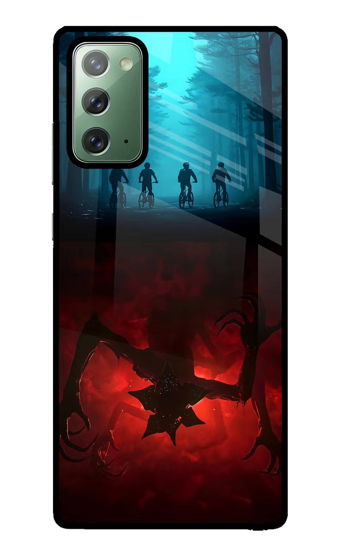 Ordinary Things Downside Up Samsung Note 20 Glass Case Back Cover by Casekaro