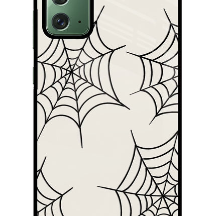 Spider Web Samsung Note 20 Glass Case