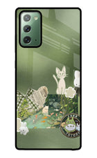 Aesthetic anime Samsung Note 20 Glass Case