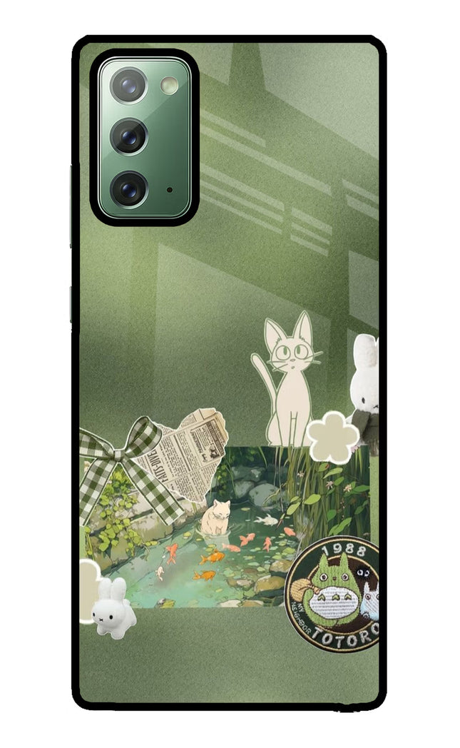 Aesthetic anime Samsung Note 20 Glass Case