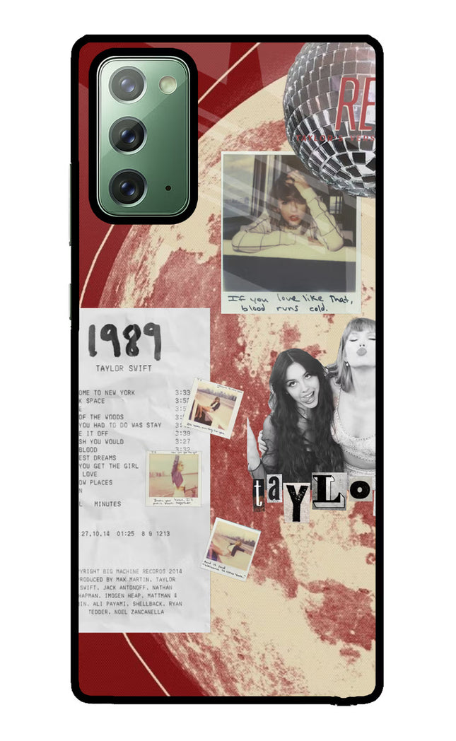 Taylor Swift Samsung Note 20 Glass Case