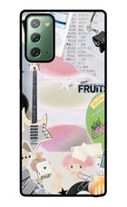Softcore case Samsung Note 20 Glass Case