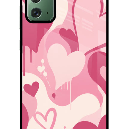 Hearty case Samsung Note 20 Glass Case
