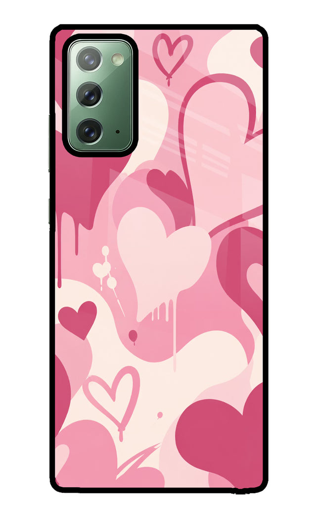 Hearty case Samsung Note 20 Glass Case