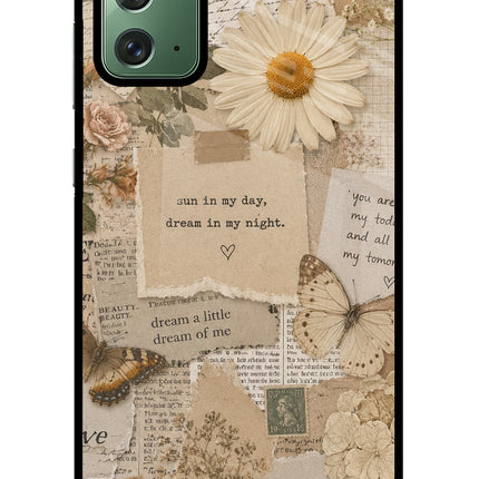 Vintage case Samsung Note 20 Glass Case