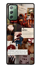 Zodiac Aries Samsung Note 20 Glass Case