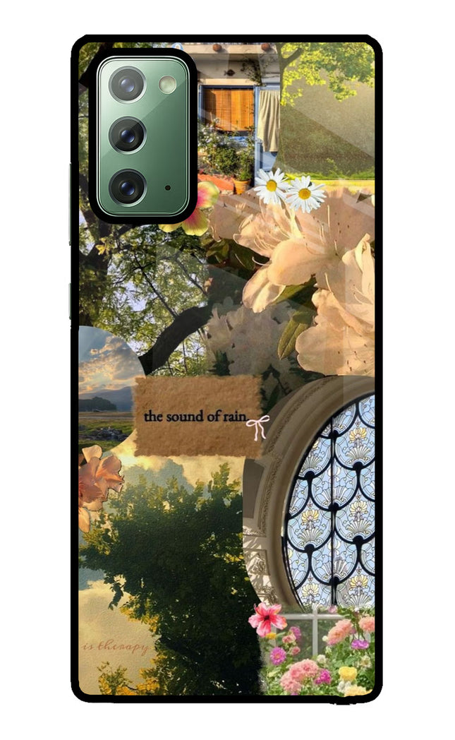 Rain Samsung Note 20 Glass Case