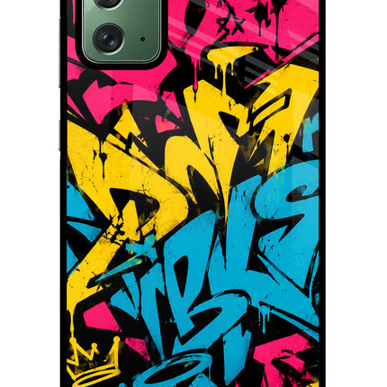 Graffiti Vibe Samsung Note 20 Glass Case
