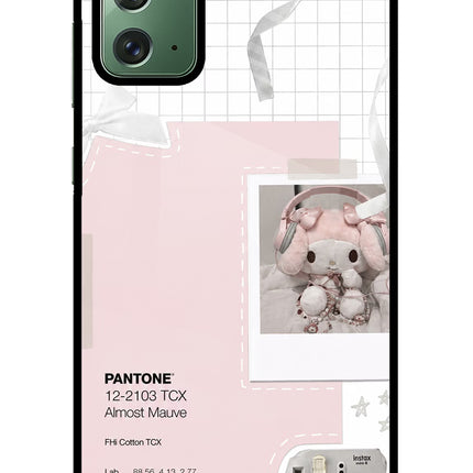 Pantone Asthetic Samsung Note 20 Glass Case