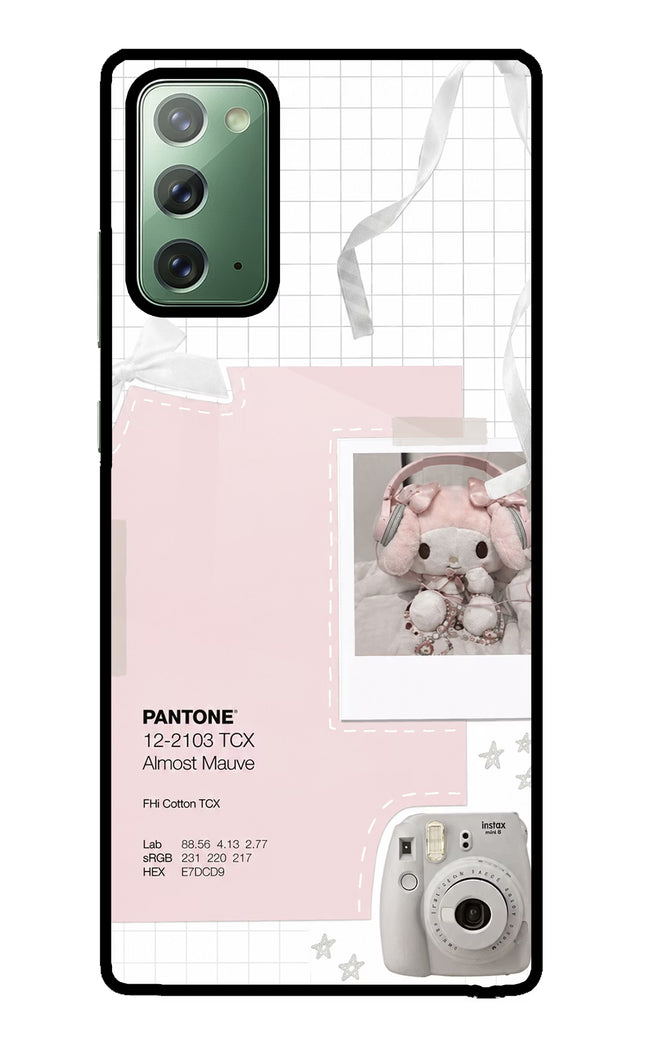 Pantone Asthetic Samsung Note 20 Glass Case