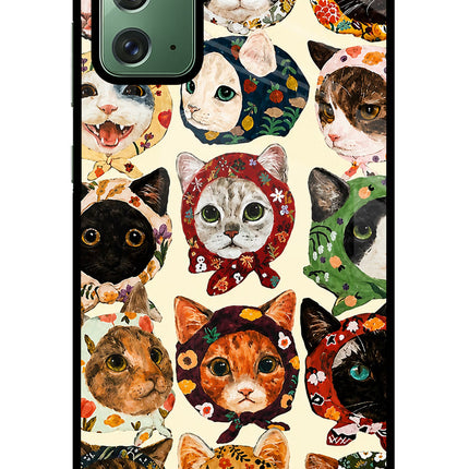 Cool Cat Samsung Note 20 Glass Case