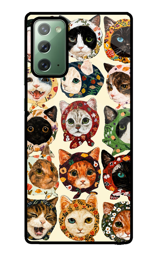 Cool Cat Samsung Note 20 Glass Case