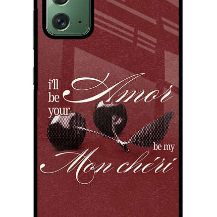 Velvet Cherry Samsung Note 20 Glass Case