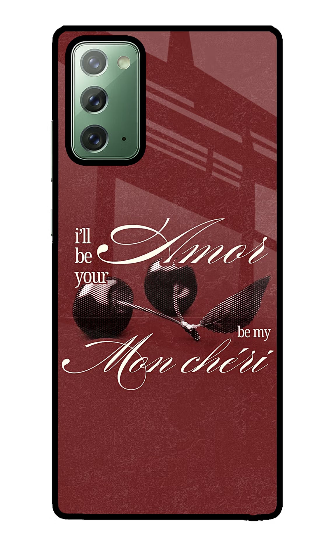 Velvet Cherry Samsung Note 20 Glass Case
