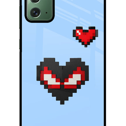 Peter Heart Samsung Note 20 Glass Case