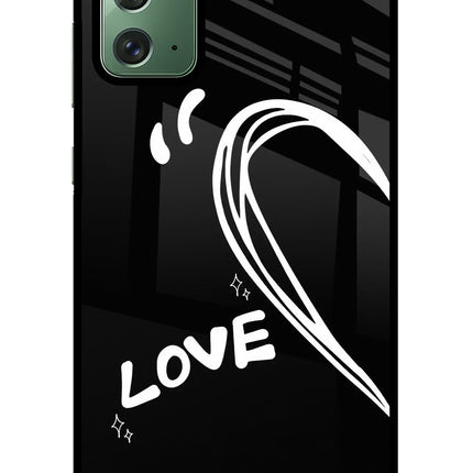 Love Line Samsung Note 20 Glass Case