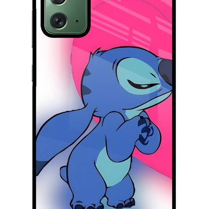 Stitch Hug Samsung Note 20 Glass Case