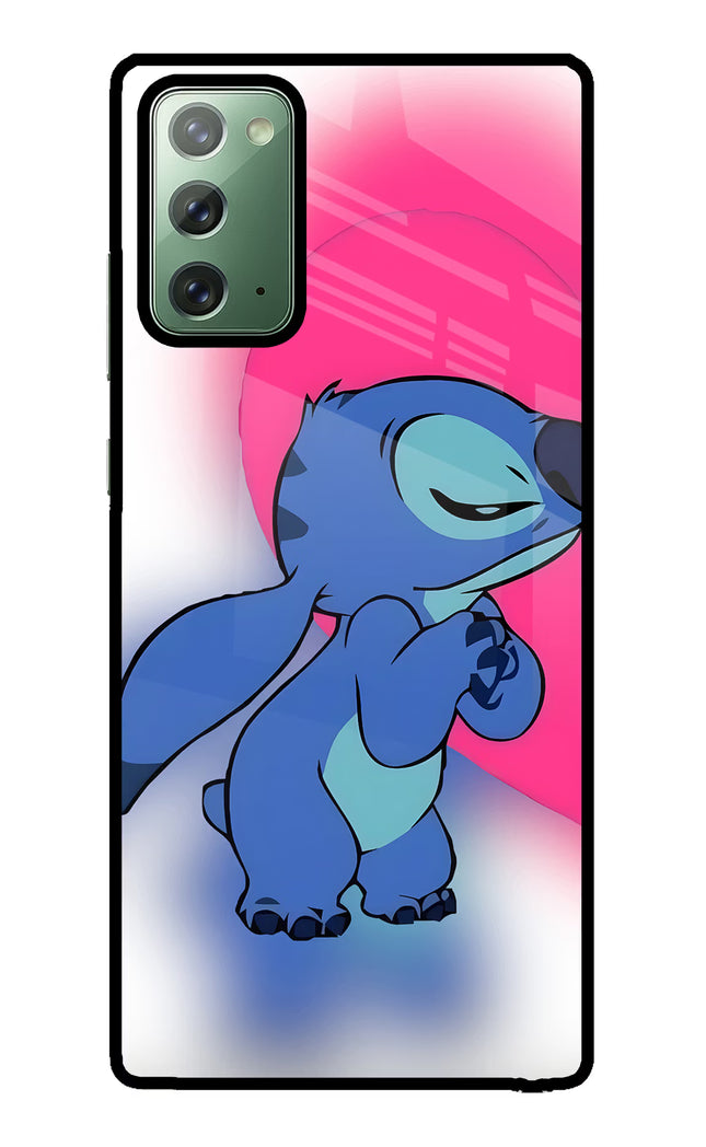 Stitch Hug Samsung Note 20 Glass Case