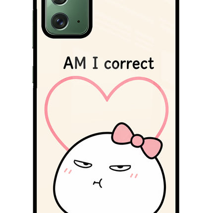 Always Right Samsung Note 20 Glass Case
