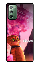 Always Cat Samsung Note 20 Glass Case