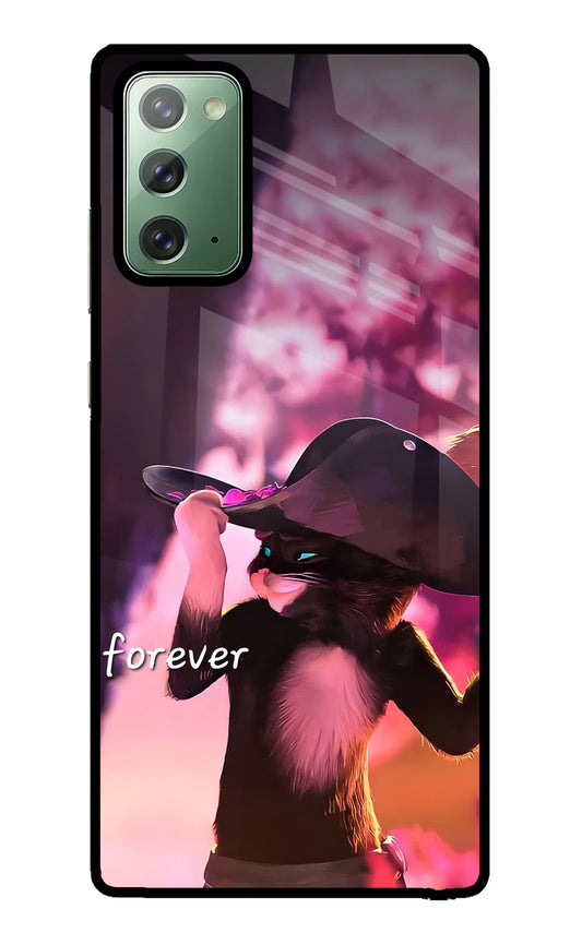 Forever Cat Samsung Note 20 Glass Case