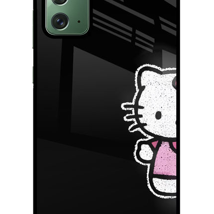 Kitty Charm Samsung Note 20 Glass Case
