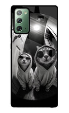 Hood Cats Samsung Note 20 Glass Case