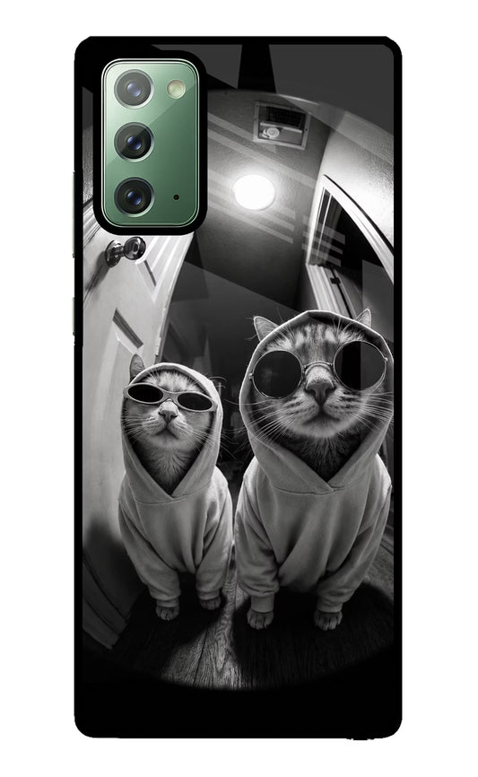 Hood Cats Samsung Note 20 Glass Case