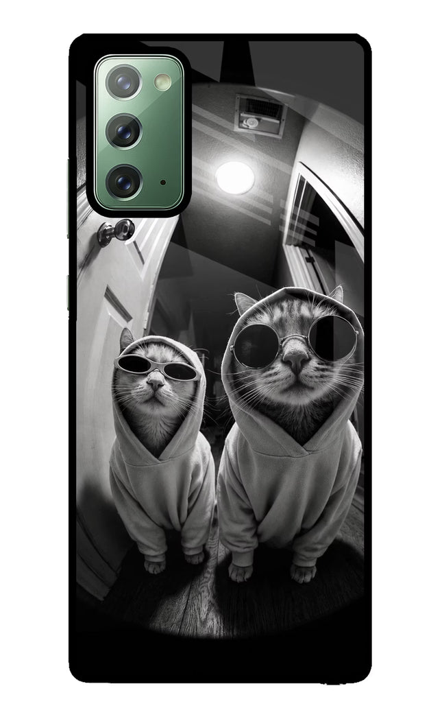 Hood Cats Samsung Note 20 Glass Case