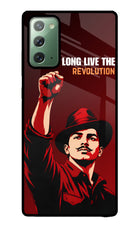 Bhagat Singh Revolution Samsung Note 20 Glass Case