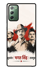 Bhagat Singh Trio Samsung Note 20 Glass Case