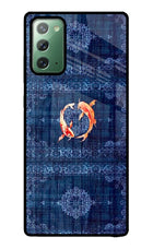 Koi Blue Samsung Note 20 Glass Case