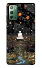 Space Monk Samsung Note 20 Glass Case