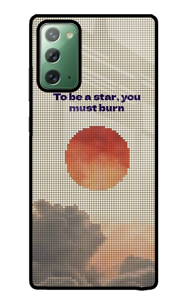 Pixel Sun Samsung Note 20 Glass Case