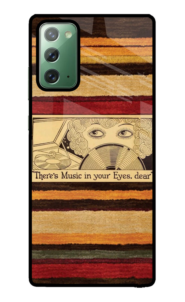 Vinyl Stripes Samsung Note 20 Glass Case