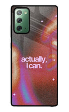 Pink Aura Samsung Note 20 Glass Case