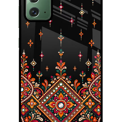 Noir Mehfil Samsung Note 20 Glass Case