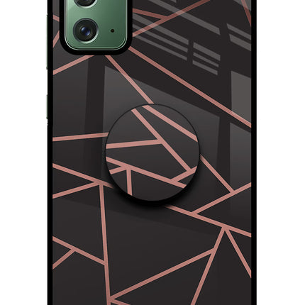 Geometric Pattern Samsung Note 20 Pop Case by Casekaro