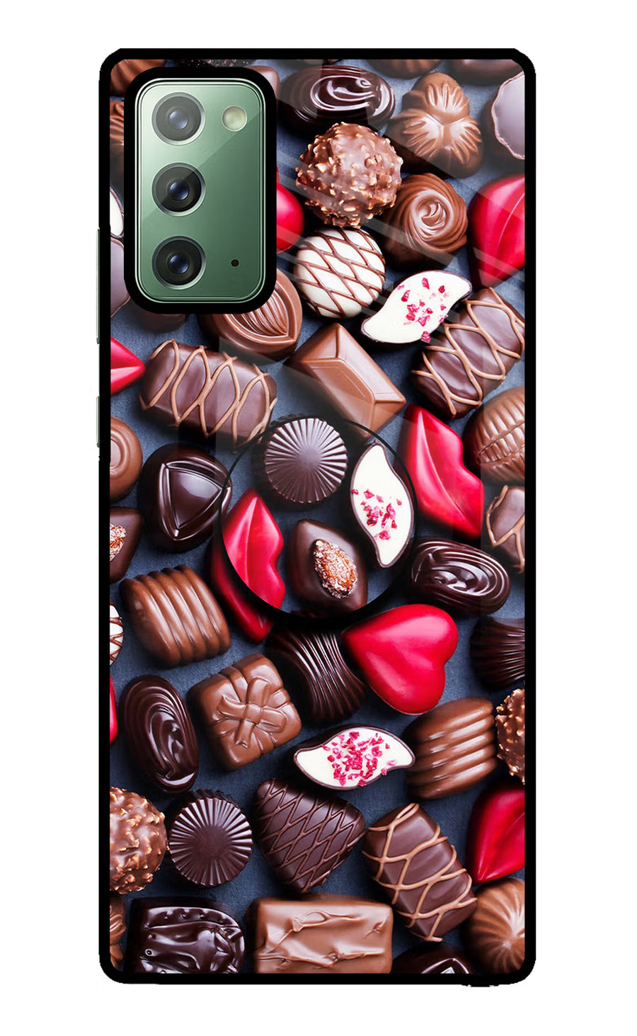 Chocolates Samsung Note 20 Pop Case, Glass case