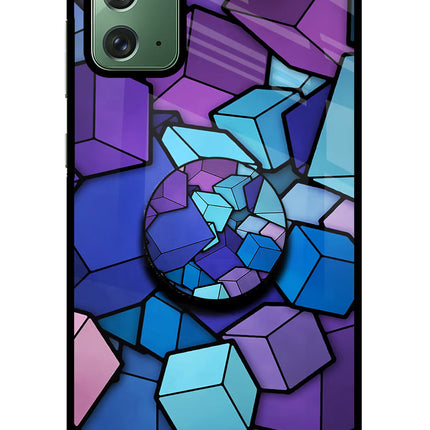 Cubic Abstract Samsung Note 20 Pop Case by Casekaro