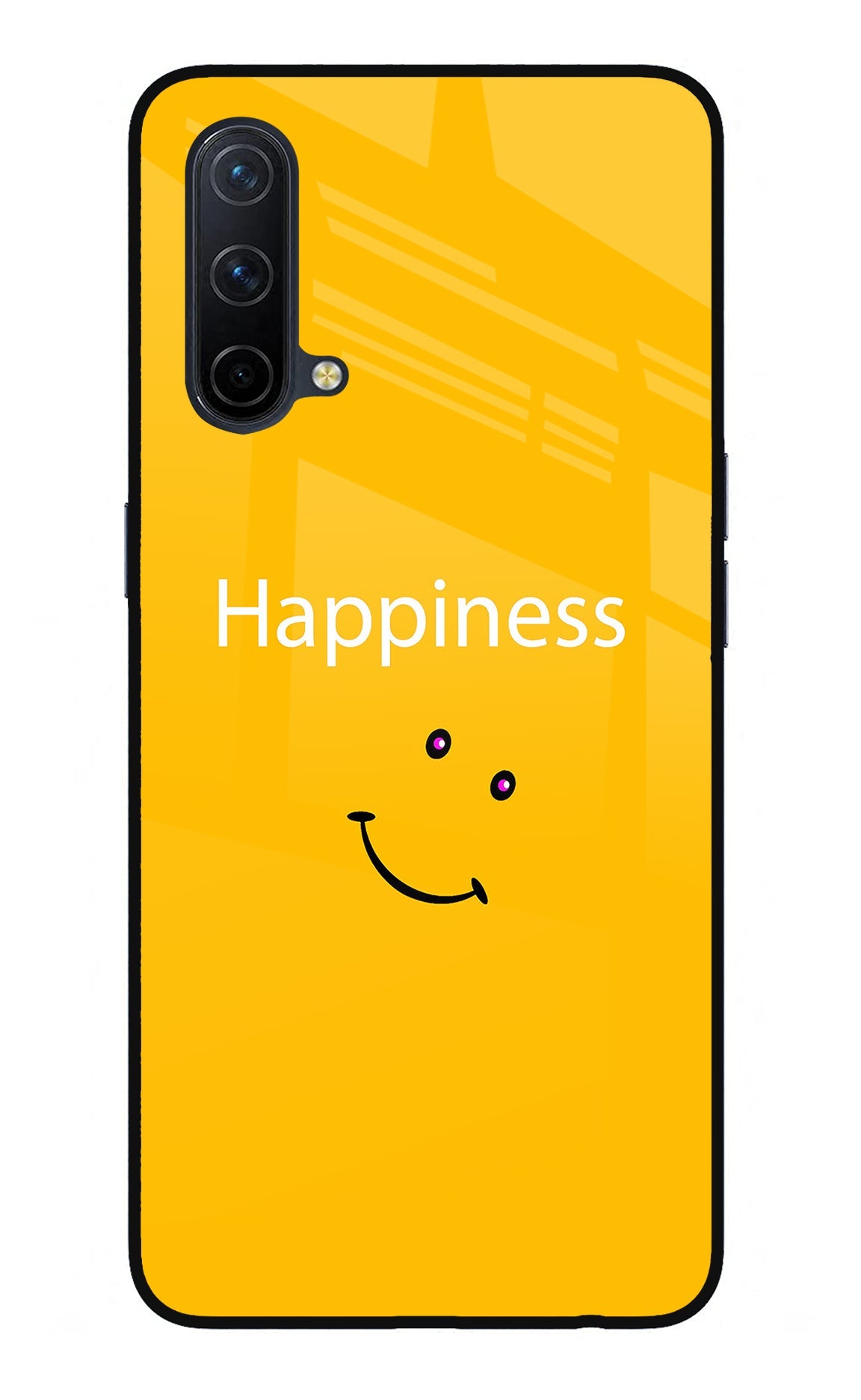 Happiness With Smiley Oneplus Nord CE 5G Glass Case
