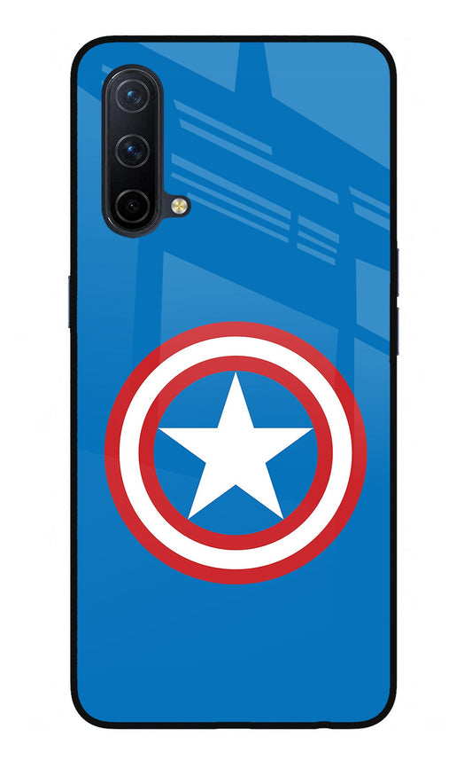Captain America Logo Oneplus Nord CE 5G Glass Case