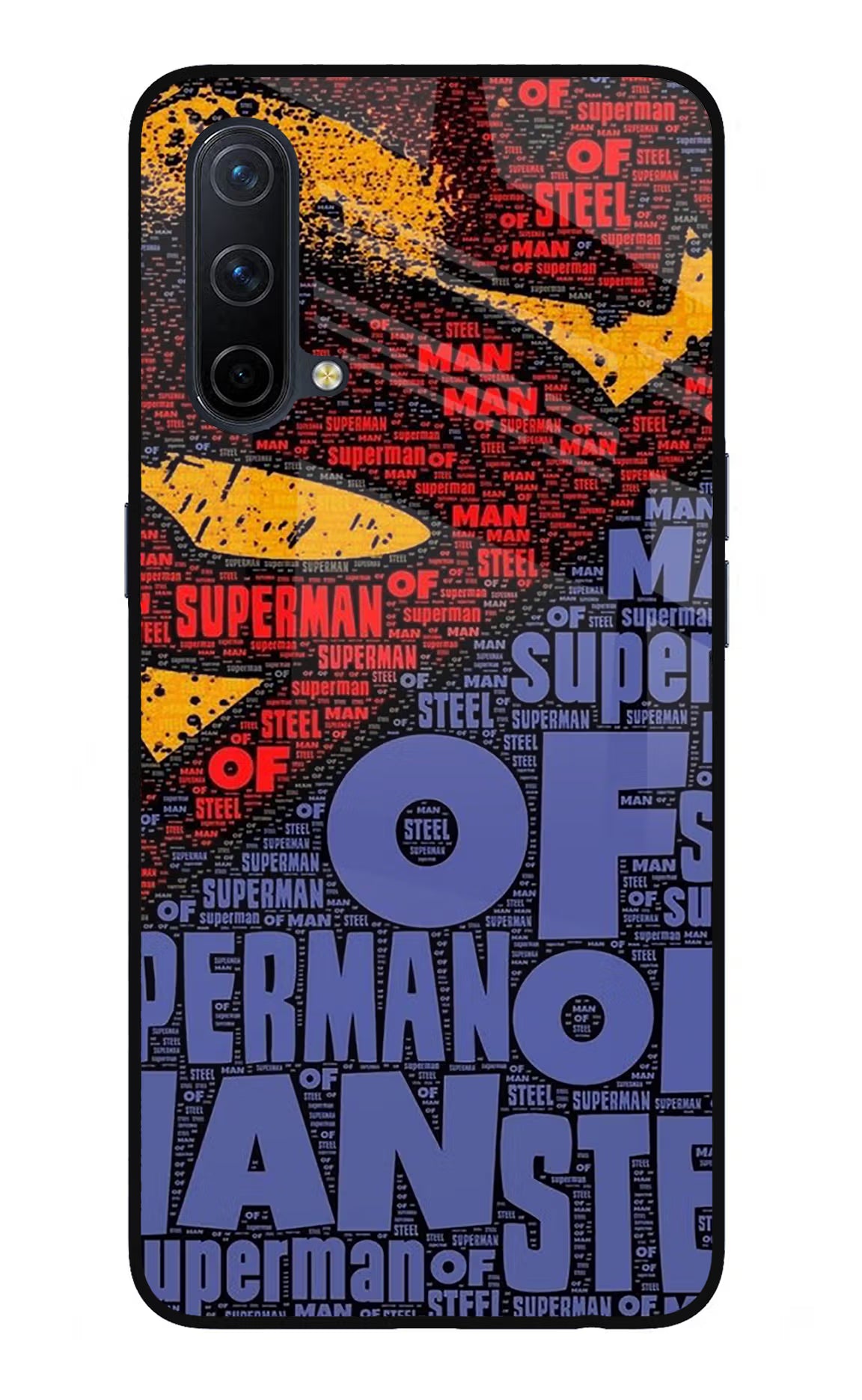 Superman Oneplus Nord CE 5G Glass Case Back Cover by Casekaro