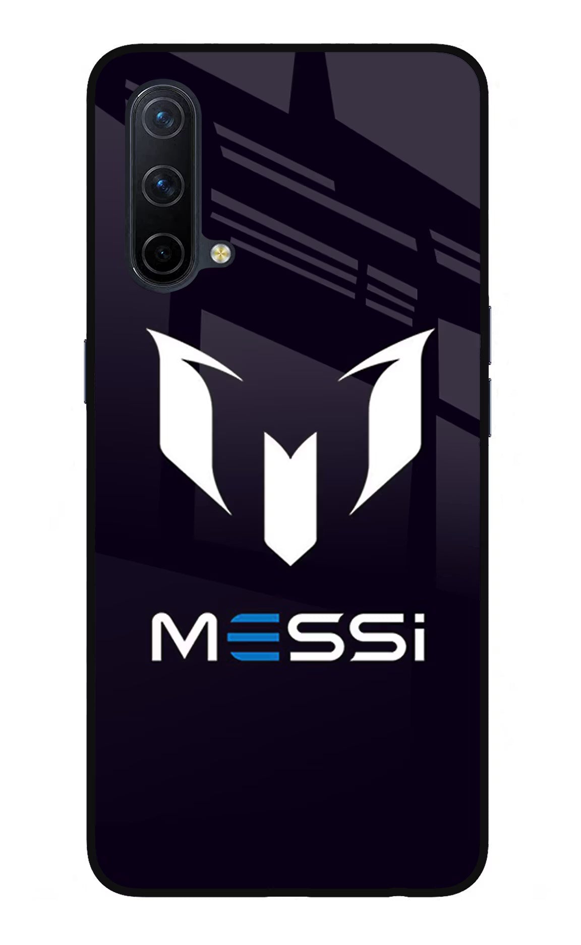 Messi Logo Oneplus Nord CE 5G Glass Case Back Cover by Casekaro