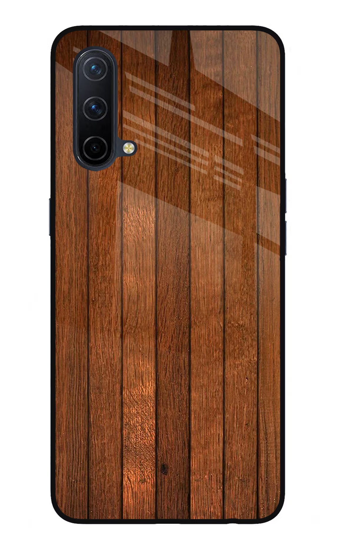 Wooden Artwork Bands Oneplus Nord CE 5G Glass Case Back Cover by Casekaro