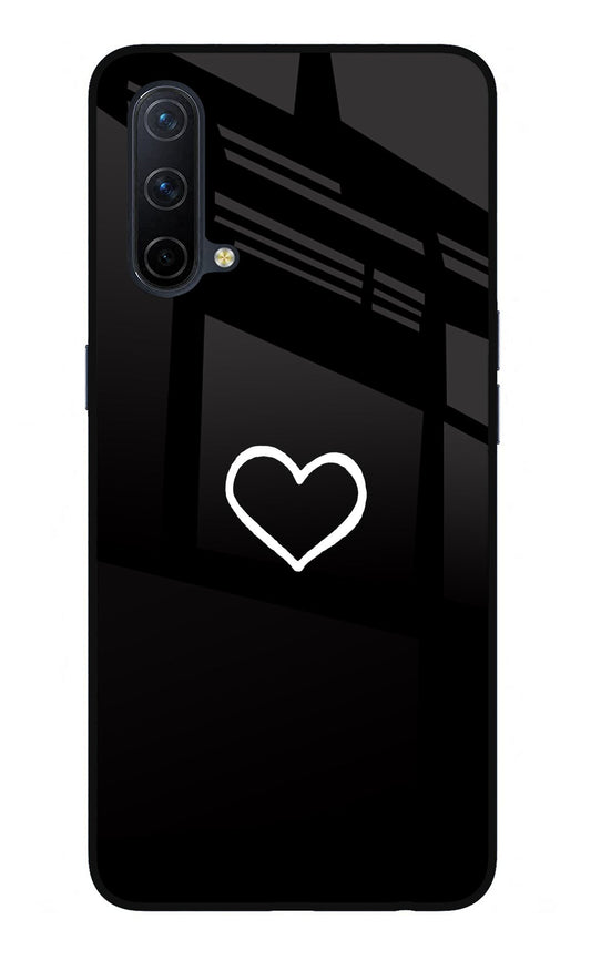 Heart Oneplus Nord CE 5G Glass Case