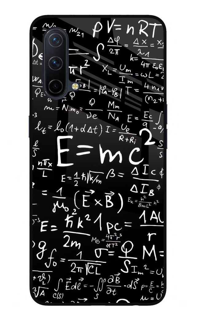 Physics Formula Oneplus Nord CE 5G Glass Case