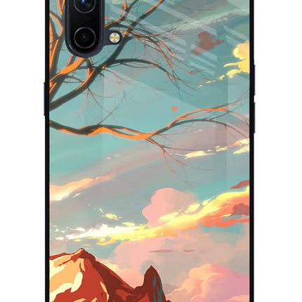 Scenery Oneplus Nord CE 5G Glass Case Back Cover by Casekaro